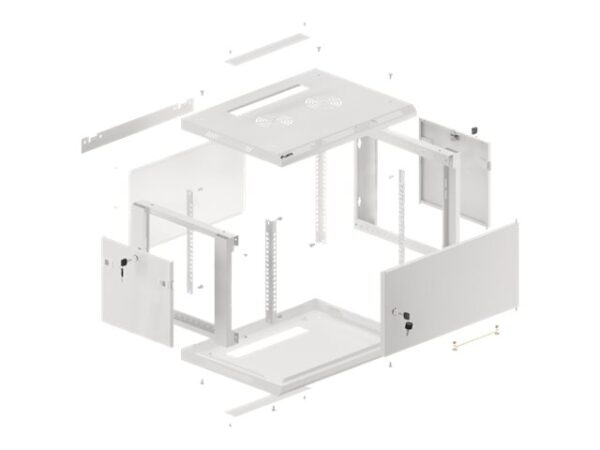 0e23ea2e-6049-4304-b277-c4a94e66fb05 LANBERG Wall mount cabinet 19inch 6U