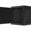 LANBERG Wall mount 19i 12U 600x600 black
