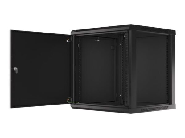 LANBERG Wall mount 19i 12U 600x600 black
