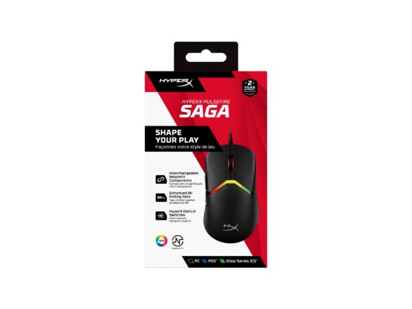 HP HyperX Pulsefire Saga Wired Mouse