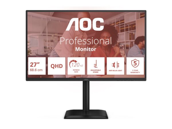 34672275-22f9-4aec-8040-a0ec1d323a38 AOC Q27E4U 27inch WQHD IPS 120Hz 4ms