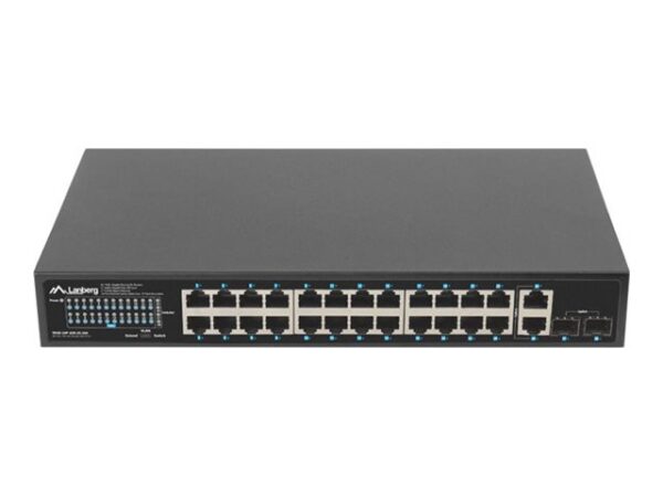 34726b4a-a4ca-4b8c-a2e3-918556e1c577 LANBERG switch PoE+ 24x 1GB 2x SFP 360W