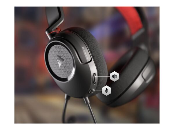 38ead909-cc69-4ccf-b242-b260af85027f CORSAIR HS35 v2 MP Gaming Headset Red