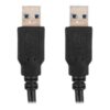 LANBERG cable USB-A M/M 3.0 1.0m black