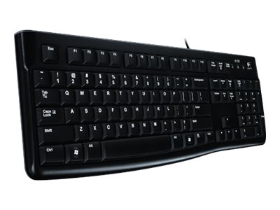 LOGI K120 Corded Keyboard black OEM US