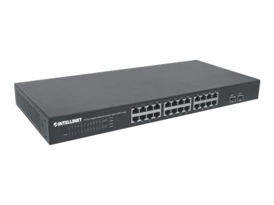 3e2823fe-9a6b-435a-bf40-e00466ea2385 INTELLINET 561044 24-Port Gigabit Switch