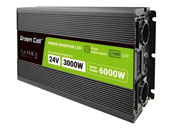 GREEN CELL power inverter 24V-230V 3000W