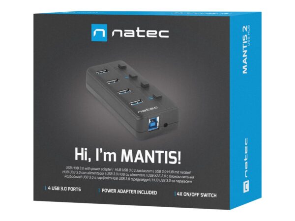 3f9ed405-c388-4ea3-9a95-a3c1aed669da NATEC NHU-1557 Hub USB 3.0 Mantis2