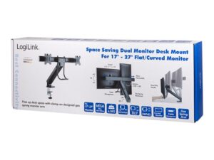 4576fa44-7806-42e6-8d6a-79d431190942 LOGILINK Dual monitor mount 17-27inch
