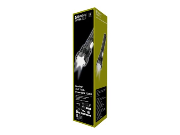 SANDBERG Survivor 7in1 Torch Powerbank