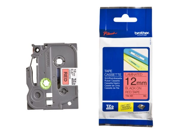 4d8c63fa-6711-471a-b200-98199e656c25 BROTHER TZE431 tape cassette 12mm8m