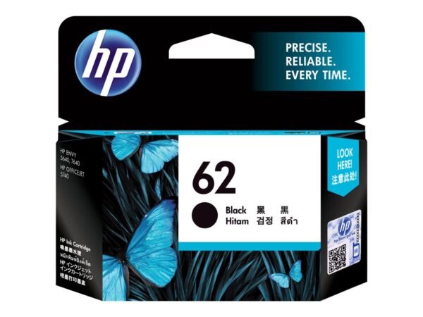 57c6aac6-c9af-4b11-9460-6ef484b39de7 HP 62 Black Ink Cartridge