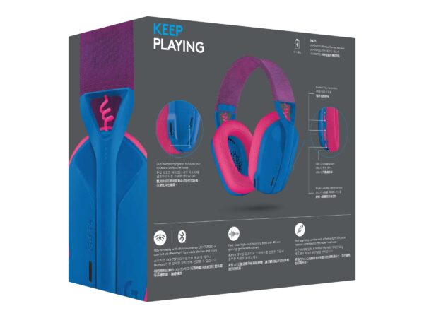 6de338b8-c4cc-400e-8ffa-66af0d131e7d LOGI G435 LightSpeed Headset Blue