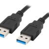LANBERG cable USB-A M/M 3.0 1.0m black