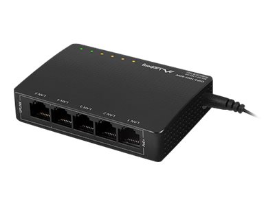 7d9077d6-9fc1-409a-b755-0aaf5565c241 LANBERG switch PoE desktop 5-port 1GB