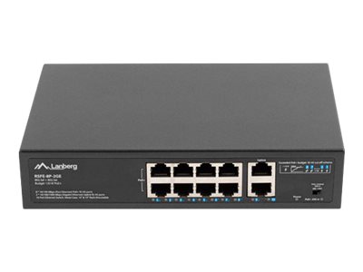 805724e9-9987-458d-a1cd-4650c4ca4b1a LANBERG switch PoE 19inch 10-port 100MB