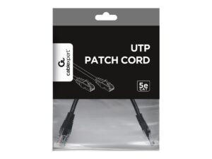 814f3ffb-34b7-4aa1-8f0a-dbd7c5899394 GEMBIRD CAT5e UTP Patch cord black 0.25m