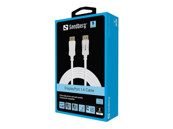 85e73a47-db4d-4314-b4ff-f5fe01d52e29 SANDBERG DisplayPort 1.4 8K60Hz 2m