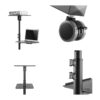 TECHLY Universal Adjustable Trolley
