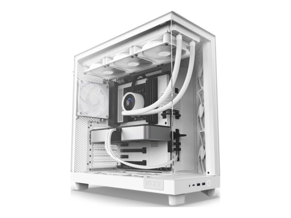 NZXT PC case H6 Flow white