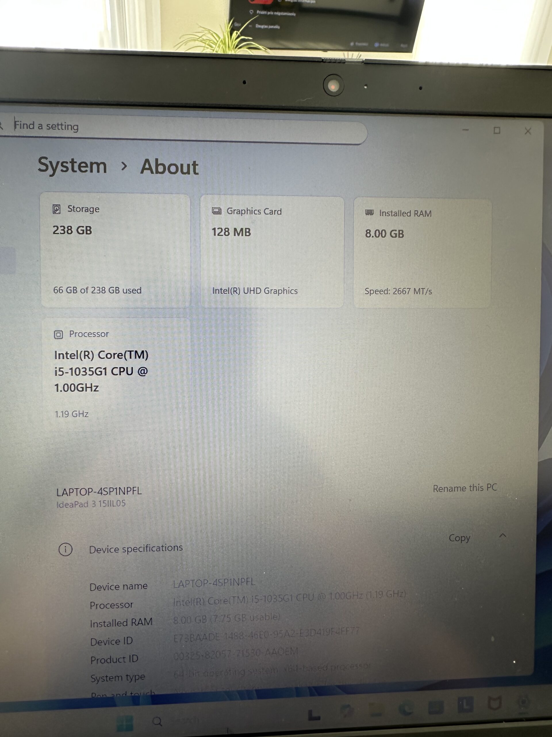 Lenovo IdeaPad 3 15IIL05 - Image 6