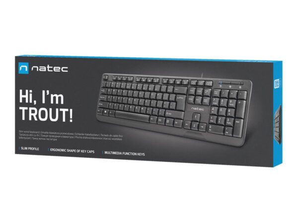 a2c03b8f-610b-44c5-8cd2-884f7b1a2d9d NATEC NKL-0967 Natec Keyboard TROUT SLIM