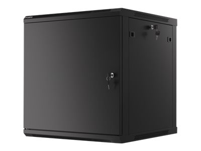 LANBERG Wall mount 19i 12U 600x600 black
