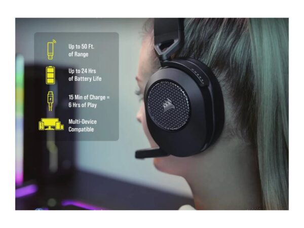 c911ed12-3904-41c5-a636-f3bea1b7668d CORSAIR HS65 WIRELESS Gaming Headset Crb