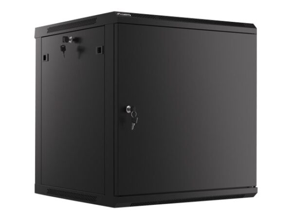 LANBERG Wall mount 19i 12U 600x600 black