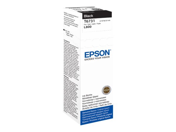 cfdd50c0-b7d0-4b6a-9948-be9bde227ee2 EPSON T6731 BLACK INK BOTTLE 70ML