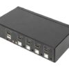 DIGITUS KVM Switch 2x1 HDMI 4-Port