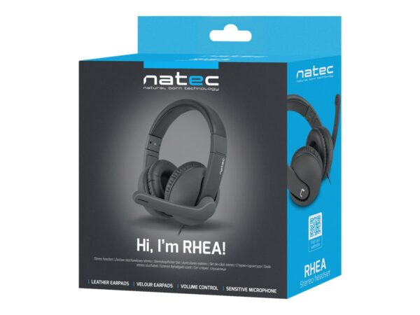 NATEC NSL-1452 HEADPHONES RHEA with MIC
