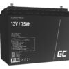 GREENCELL Battery AGM 12V 75 Ah