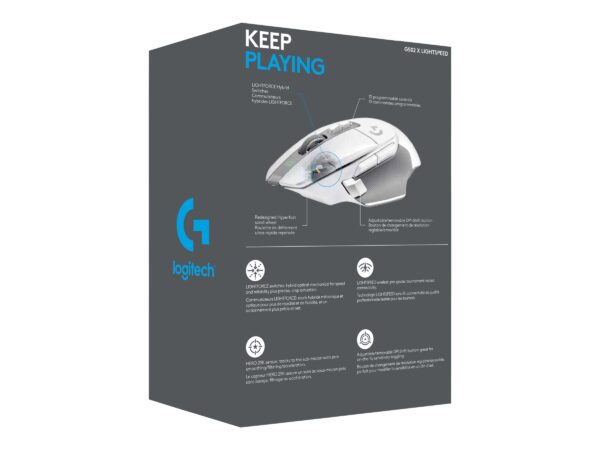e70bbcea-20cd-44fb-82d6-ba2d85ab8a01 LOGI G G502 X LIGHTSPEED Mouse optical