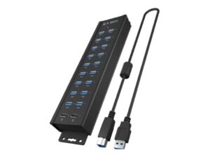 ee0e48b5-032f-4579-8c5a-9b5ebe226b2f ICY BOX IB-HUB1720-U3 20-in-1 USB HUB