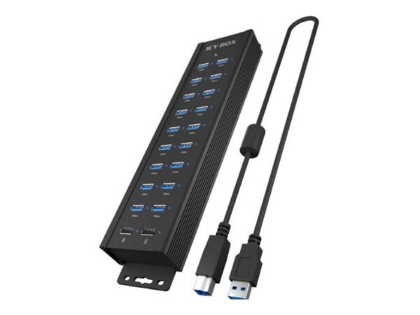 ee0e48b5-032f-4579-8c5a-9b5ebe226b2f ICY BOX IB-HUB1720-U3 20-in-1 USB HUB
