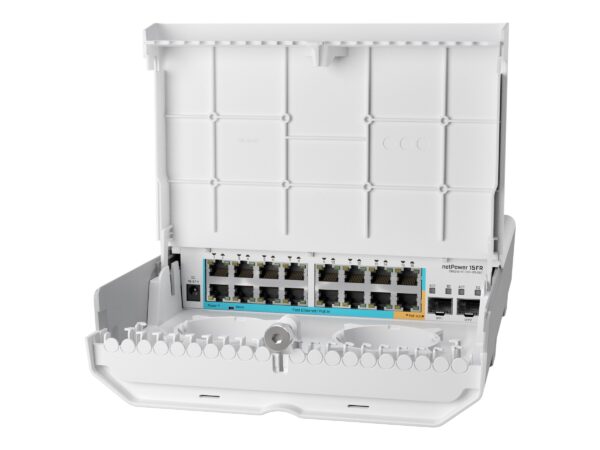 f8880e19-bfe6-47bb-8c42-9ad2c9e15b8b MIKROTIK netPower 15FR Switch 16x RJ45