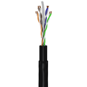 440x440 Goobay | CAT 6 Outdoor-patch cable, U/UTP | 94393 | Black RJ45 male (8P8C) | RJ45 male (8P8C)