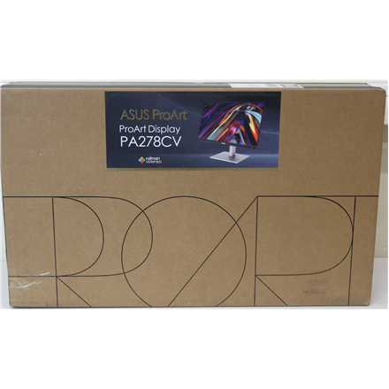 440x440 SALE OUT. Asus | ProArt Display Professional Monitor | PA278CV | 27 " | IPS | WQHD | 16:9 | 75 Hz | 5 ms | 2560x1440 | 350 cd/m² | HDMI ports quantity 2 | Gray | Warranty 24 month(s) | DAMAGED PACKAGING