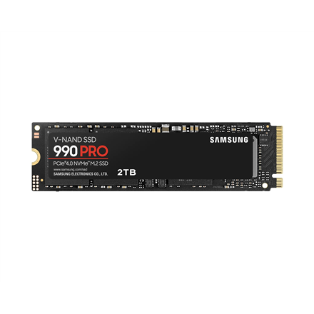 440x440 Samsung | 990 PRO | 2000 GB | SSD form factor M.2 2280 | Solid-state drive interface PCIe Gen4x4 | Read speed 7450 MB/s | Write speed 6900 MB/s