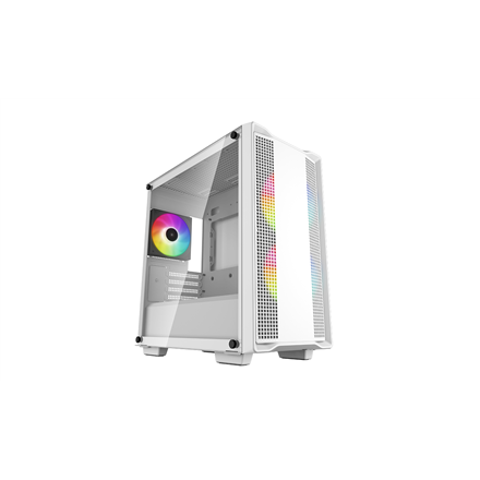440x440 Deepcool | ARGB Micro-ATX CASE | CC360 | White | Mini-ITX / Micro-ATX | ATX PS2 (maximum length: 160mm)