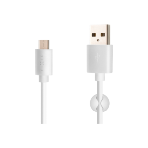 440x440 Fixed | Data And Charging Cable With USB/USB-C Connectors | White