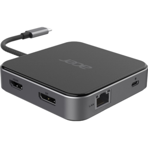440x440 Acer 7-in-1 USB Type-C Dock | Ethernet LAN (RJ-45) ports 1 | DisplayPorts quantity 1 | HDMI ports quantity 1