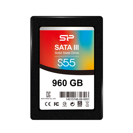 440x440 Silicon Power | Slim S55 | 960 GB | SSD form factor 2.5" | Solid-state drive interface Serial ATA III
