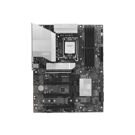 440x440 SALE OUT. MSI PRO B860-P | Processor family Intel | Processor socket LGA1851 | DDR5 | Memory slots 2 | Supported hard disk drive interfaces SATA, M.2 | Number of SATA connectors 4 | Chipset AMD A | Micro ATX | USED, REFURBISHED, WITHOUT ACCESSORIES, ONLY BACKPANEL INCLUDED