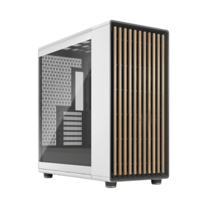 440x440 Fractal Design Computer Case | North XL | Chalk White TG Clear | ATX