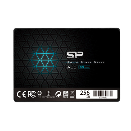 440x440 Silicon Power | A55 | 256 GB | SSD form factor 2.5" | Solid-state drive interface SATA | Read speed 550 MB/s | Write speed 450 MB/s