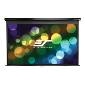 440x440 Elite Screens | Manual Series | M120UWH2 | Diagonal 120 ” | 16:9 | Viewable screen width (W) 266 cm | Black