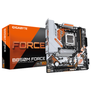 440x440 Gigabyte B850M FORCE (rev. 1.0) | Processor family AMD | Processor socket AM5 | DDR5 | Supported hard disk drive interfaces SATA, M.2 | Number of SATA connectors 4 | REFURBISHED, WITHOUT ORIGINAL PACKAGING AND ACCESSORIES, ONLY BACK PANEL INCLUDED