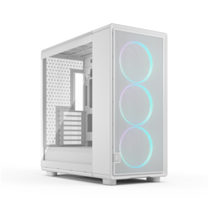 440x440 Fractal Design Case | Epoch XL | White TG RGB Clear Tint | ATX